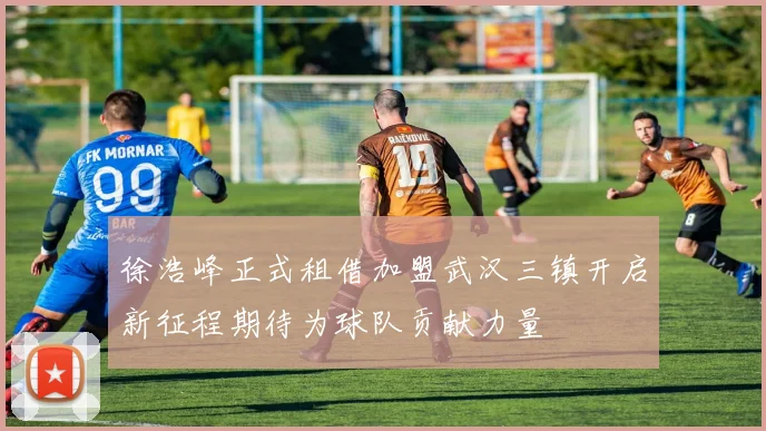 徐浩峰正式租借加盟武汉三镇开启新征程期待为球队贡献力量